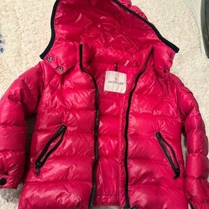 Moncler Kids Vibrant Red Puffer Jacket